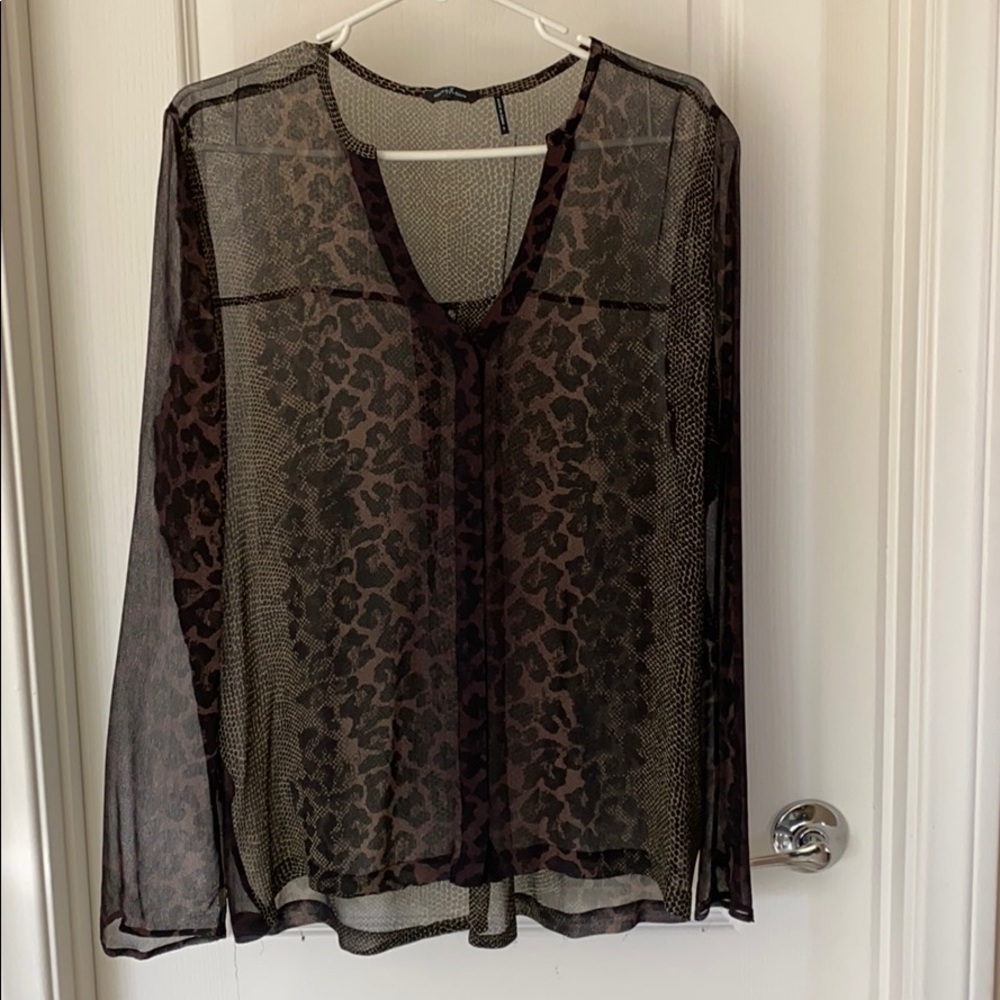 Marciano animal printed top